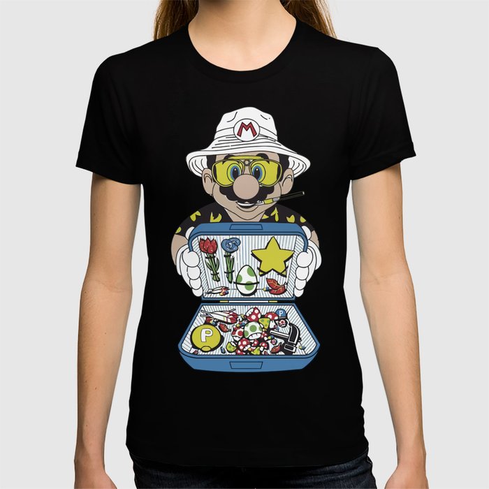 mario-fear-and-loathing-in-las-vegas-tshirts Custom Mario - Fear And Loathing In Las Vegas T-shirt